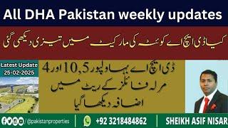 All DHA Pakistan Weekly updates | Pakistan Properties