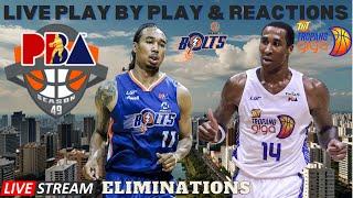 Meralco Bolts vs TNT Tropang Giga I 2024 Commissioner's Cup Live I Play By Play & Fan Reactions