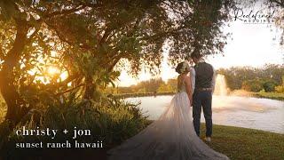 Sunset Ranch Hawaii // Oahu, Hawaii Wedding Film