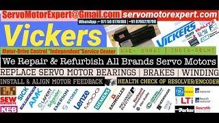 Vickers Motor Service Center Dubai Spare parts Supplier SErvo motor Drive Encoder Resolver Repair