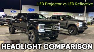 2024 FORD SUPER DUTY LED HEADLIGHT COMPARISON