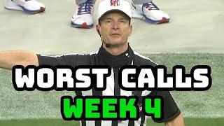 Top 6 Worst Referee Calls of Week 4 | NFL 2020 highlights HD