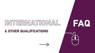 Admissions FAQ | International Admissions