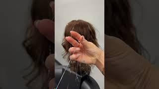 How to install hair tinsel #beautyschool #hairstyle #slipknot #hair #howto #salon #cosmetology