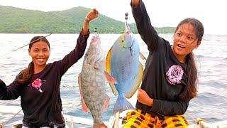 UNEXPECTED NAKAHULI KAMI NG MALALAKING ISDA SA HARAP NG ISLA