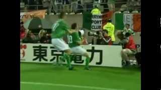 (HQ) Robbie Keane Last Minute Goal Republic of Ireland v Germany 2002 World Cup