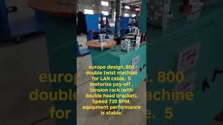LAN cable making machine 800 Double twist machine