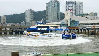 [CoCo Yachts, Coastal Cruiser 288] "海琴"九洲港開出,  "M/V HAI QIN" depart from Jiuzhou Port, Zhuhai, 自轉