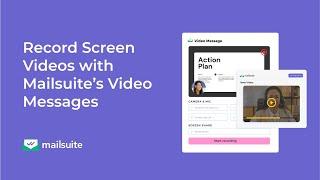 Record Screen Videos with Mailsuite’s Video Messages