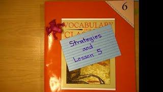 Roots Vocabulary Book - Strategies and Lesson 5 Walk Through