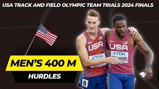 Men's 400m Hurdles Finals USA Track and Field Olympic Team Trials 2024