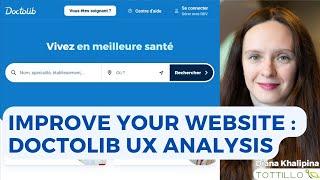 Make Your Website Accessible & User-Friendly: Live Analysis of Doctolib website