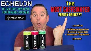 Echelon Energy Drink Review. The Energy Drink with the MOST CAFFEINE?!? and lots of other stuff too!