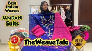 Indian Weave "JAMDANI" @Theweavetale  #indianweavers #traditionalwear #jamdanilovers