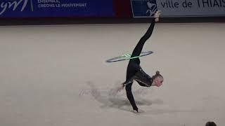 Olena DIACHENKO (UKR) hoop - 2018 Thiais AA (NO SOUND)