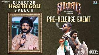 Director Hasith Goli speech at SWAGPre-Release Event | Sree Vishnu | TG Vishwa Prasad | PMF