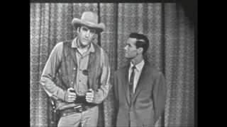 JAMES ARNESS FROM GUNSMOKE. The Johnny Carson Show from 1955.