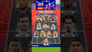 PSG Potential Line Up 2024/25...