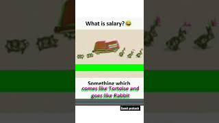 What is salary  ? #shorts #salary #memes #income