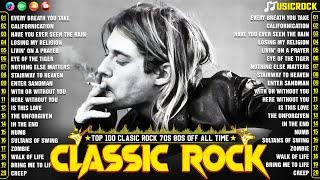 Classic Rock Songs 70s 80s 90s Full Album - Queen, ACDC, Bon Jovi, Aerosmith, Nirvana, Led Zeppeli