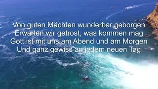 Von guten Mächten wunderbar geborgen - Lyrics