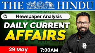 29 MAY Current Affairs | The Hindu Analysis | Current Affairs Today | PW OnlyIAS