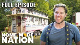 Family of 4 Squeezes into 207. Sq. Ft. Mobile Cottage (S1, E8) | Tiny House Nation | Full Episode