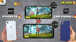 Cmf Phone 1 - 120 Fps vs iPhone xr 60 Fps Bgmi Test | Cmf Phone 1 vs iPhone xr | iPhone xr in 2025