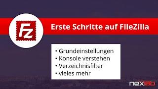 ERSTE SCHRITTE auf dem FTP Client FILEZILLA - Einstellungen, Lesezeichen, Verzeichnisse & viel mehr