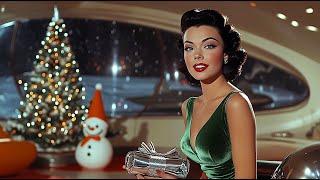 Vintage Christmas Jazz Radio: 24/7 COZY Retro-Futuristic Holiday Vibes!