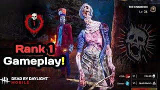 21 Minutes Of Rank 1 Unknown Destroying Survivors! | Dbd Mobile