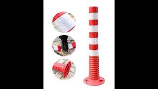 Traffic Flexible Pole 75cm(H) TPU Traffic Road Safety Cone c/w 3 Screws from BYBIGPLUS.COM