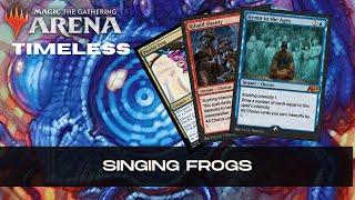 Chorus Cards In Grixis Frog | Timeless | MTG Arena