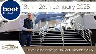 A preview of the Galeon Yachts on display at Dusseldorf Boat Show - Final set-up day preparations