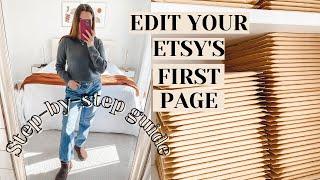 HOW TO CREATE A BEAUTIFUL ETSY SHOP PAGE  STEP-BY-STEP ON HOW TO EDIT THE FIRST PAGE  SELL ON ETSY