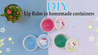 how to make lip bam at home for kids without lipstick | homemade lip bam | diy lip bam