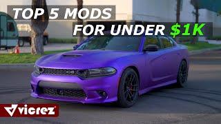 TOP 5 DODGE CHARGER MODS FOR UNDER $1K