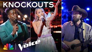 Austyns Stancil, Christina Eagle și Jake Tankersley Dazzle Coach Snoop | The Voice Knockouts | NBC