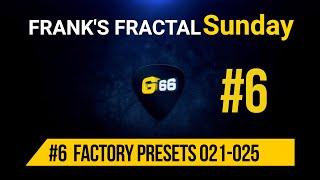 Franks Fractal Sunday #6 | Factory Presets # 021-025 | Frank Steffen Mueller