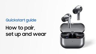 Galaxy Buds3 Series: How to get started | Samsung