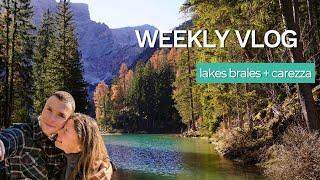 WEEKLY VLOG / dolomites + Braies lake + food + climbing