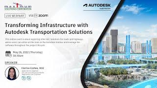 Transforming Infrastructure with Autodesk Transportation Solutions