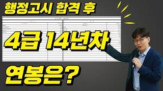 4급  공무원 연봉은?(행정고시 출신)