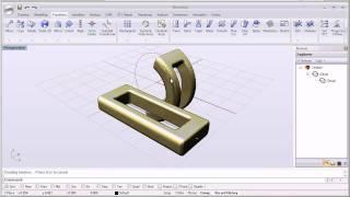 RhinoGold Training Level 1 - 11.1 Flow by Curve