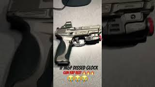 If guns had a rap beef  #youtubeshorts #m&p #glock #ccw #edc #viral #pistol #rap #gun