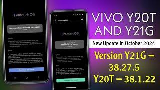 Vivo Y20T New Update | Vivo Y21g New Update | Vivo Y20T 38.27.5 Update Review