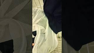양복 상의 물세탁 완료 중