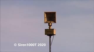 Riverview, MI Federal Signal Thunderbolt 1000 Tornado Siren Test October 3rd, 2020