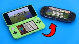 el MINECRAFT EDITION  PS VITA vs NINTENDO 2DS XL