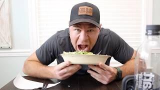 Eat A Chipotle Bowl Like A Pie Eating Contest | Day 917 Chipotle Everyday